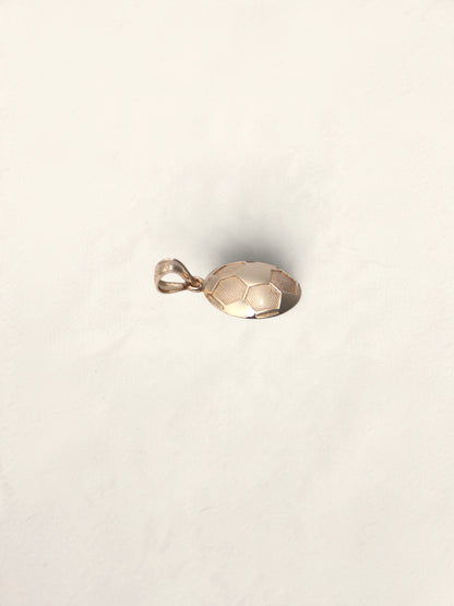 10K Yellow Gold Soccerball Pendant