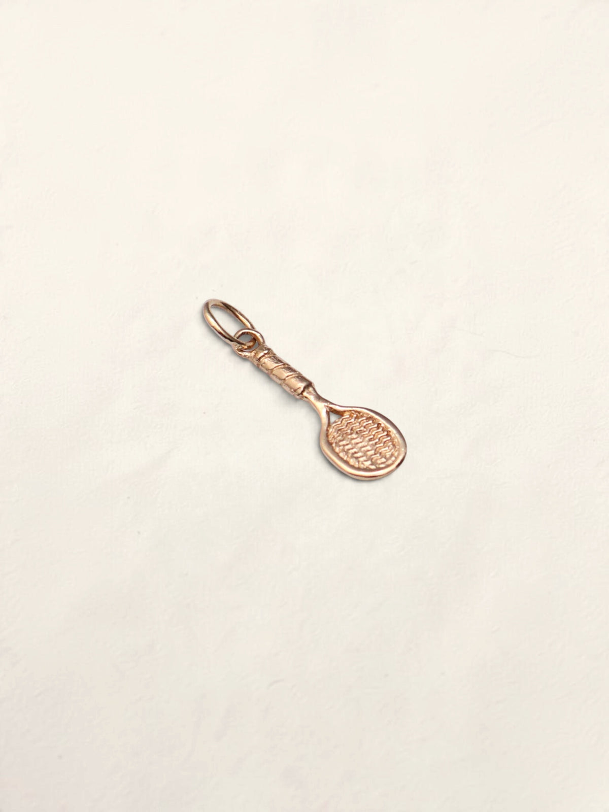14k Tennis Racquet Pendant