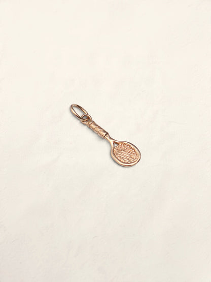14k Tennis Racquet Pendant