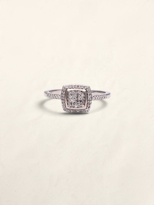 10k WG Diamond Engagement Ring