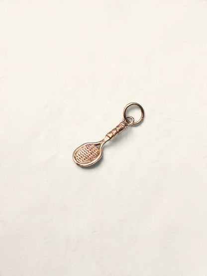 14k Tennis Racquet Pendant