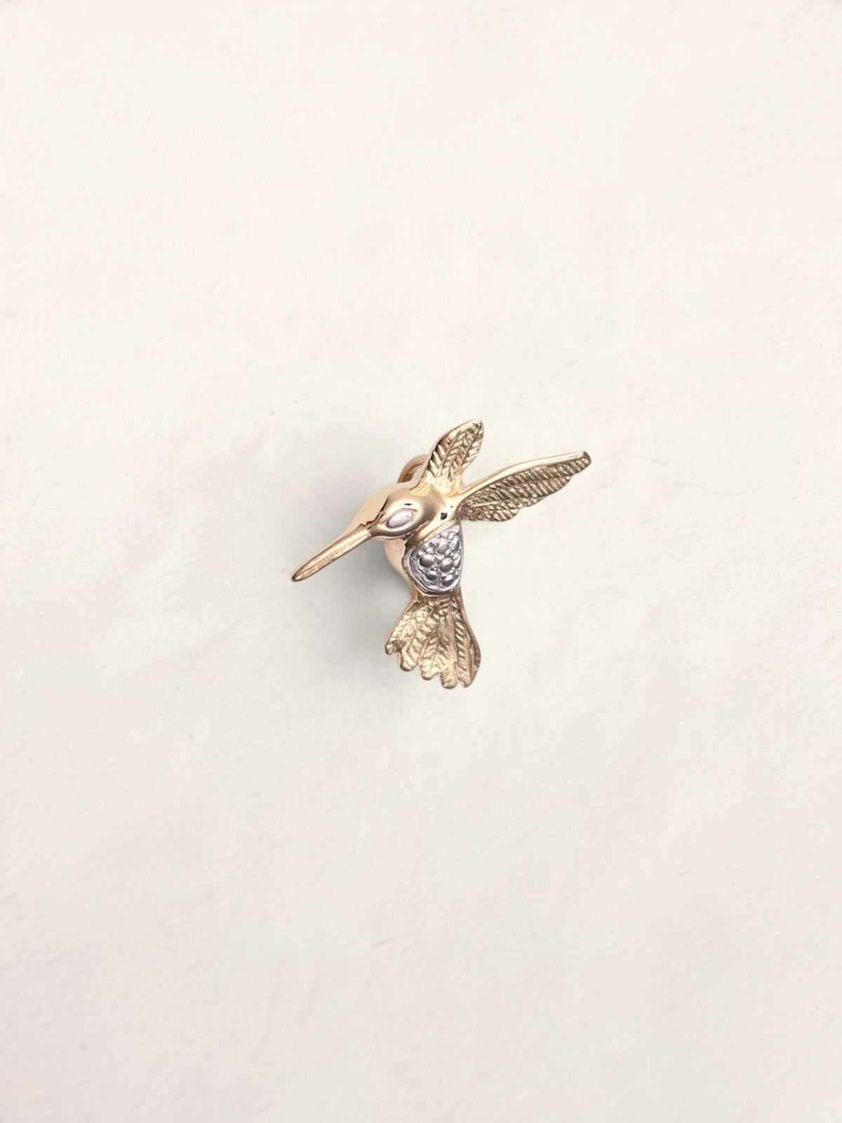 14k Hummingbird Pendant