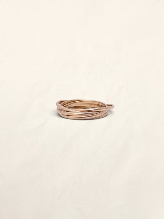 10K Yellow Gold Multilink Ring