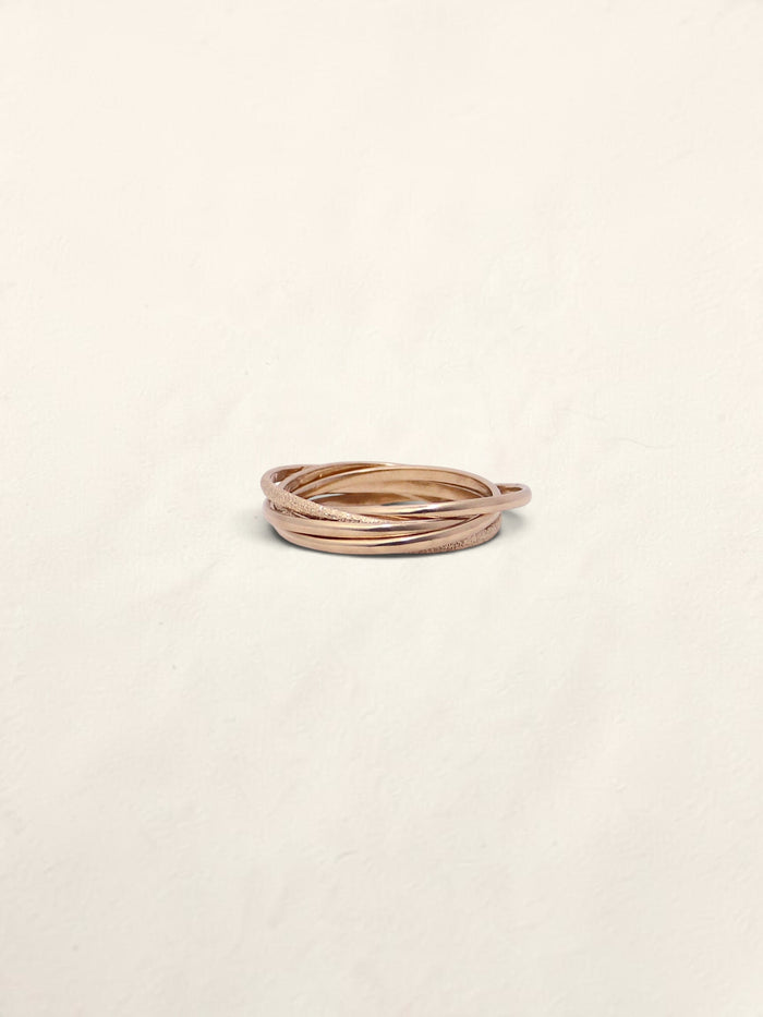 10K Yellow Gold Multilink Ring