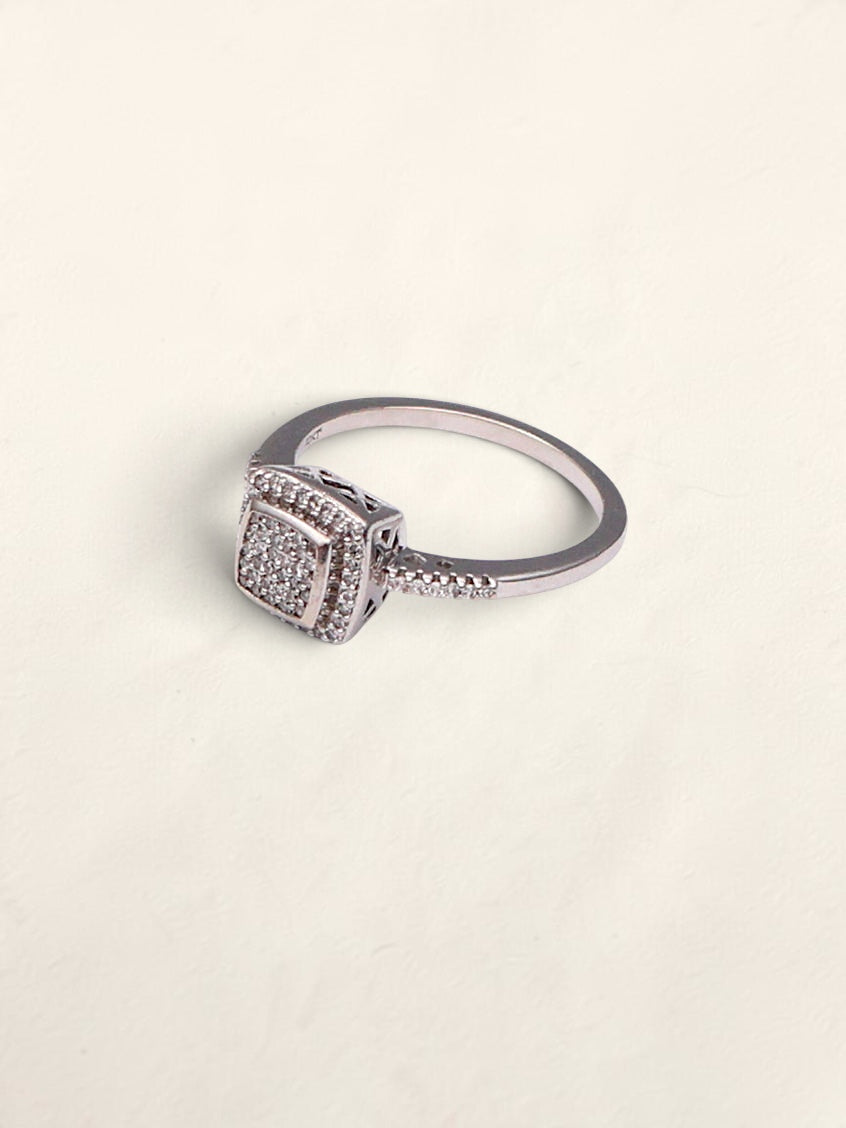 10k WG Diamond Engagement Ring