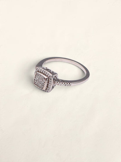 10k WG Diamond Engagement Ring