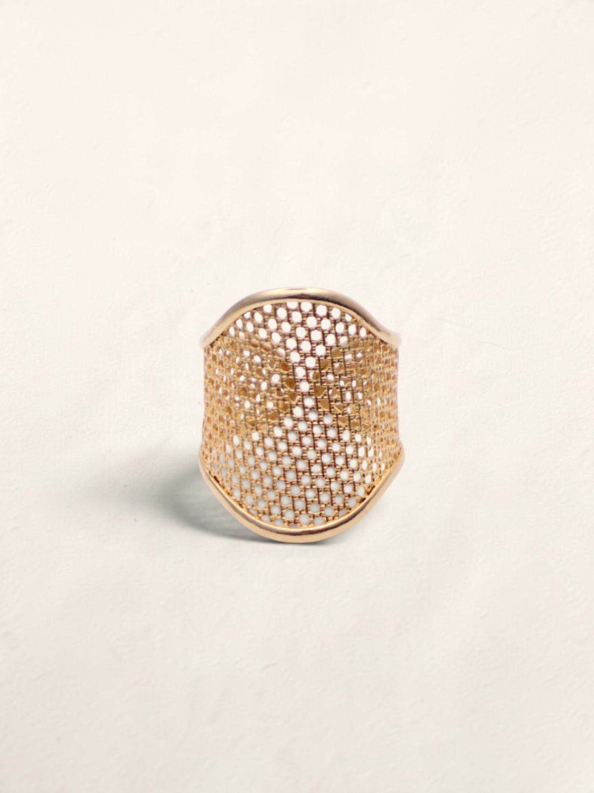 14k Gold Mesh Ring
