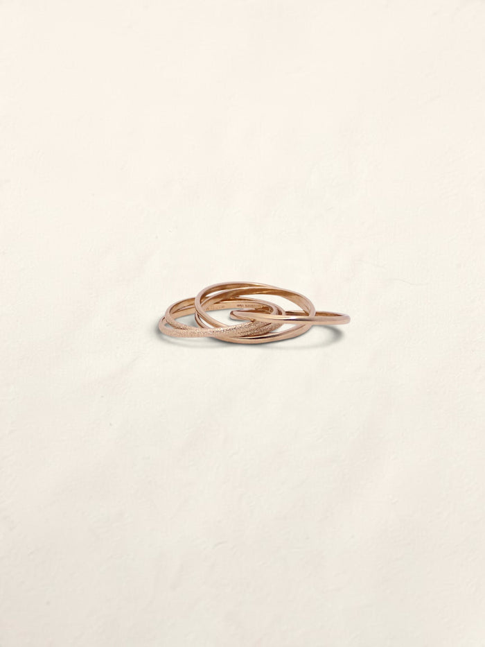 10K Yellow Gold Multilink Ring
