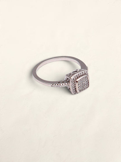 10k WG Diamond Engagement Ring