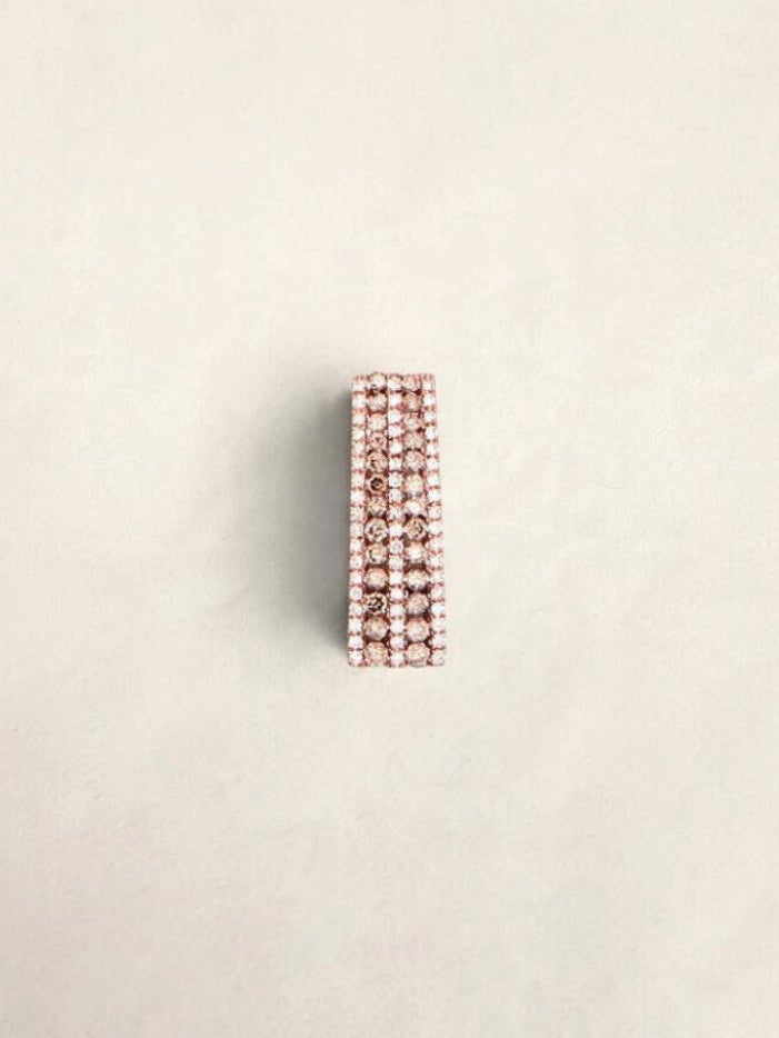 14k Rose Gold Diamond Pendant