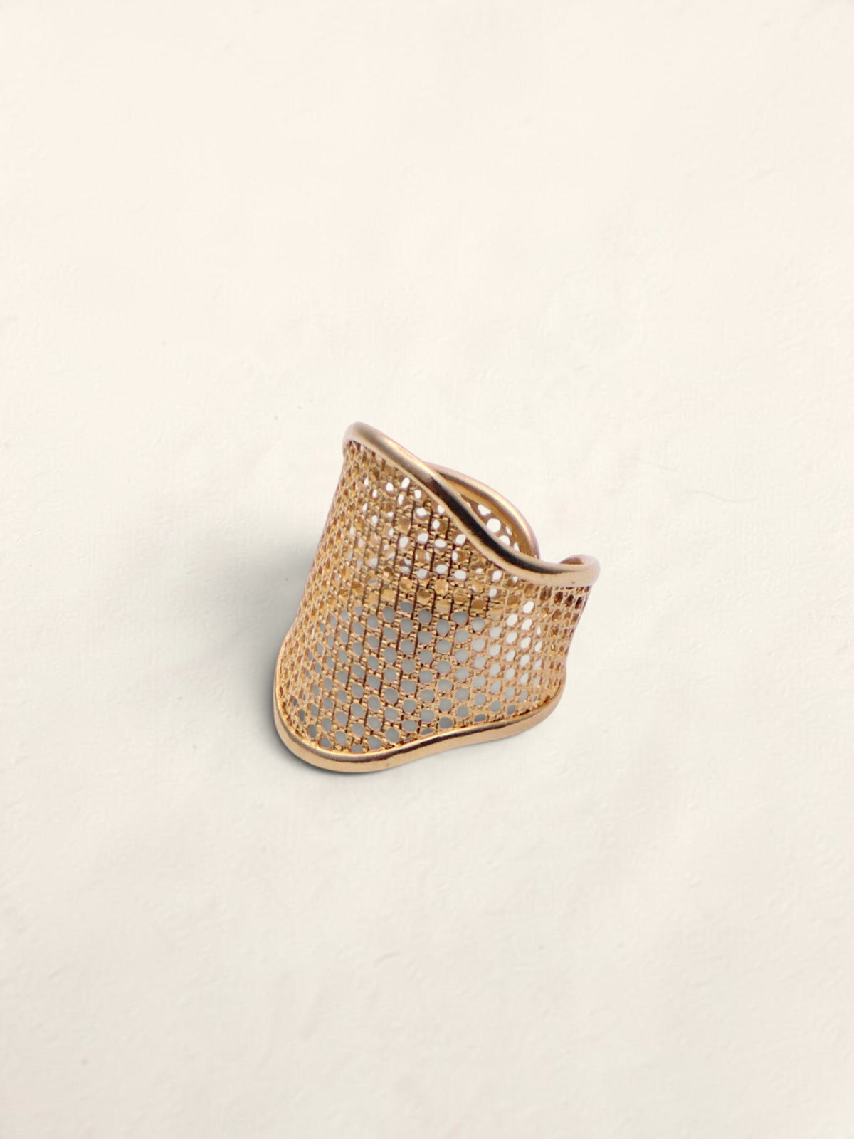 14k Gold Mesh Ring