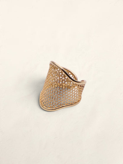 14k Gold Mesh Ring