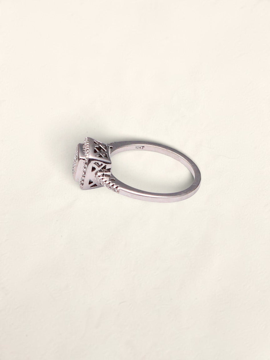 10k WG Diamond Engagement Ring