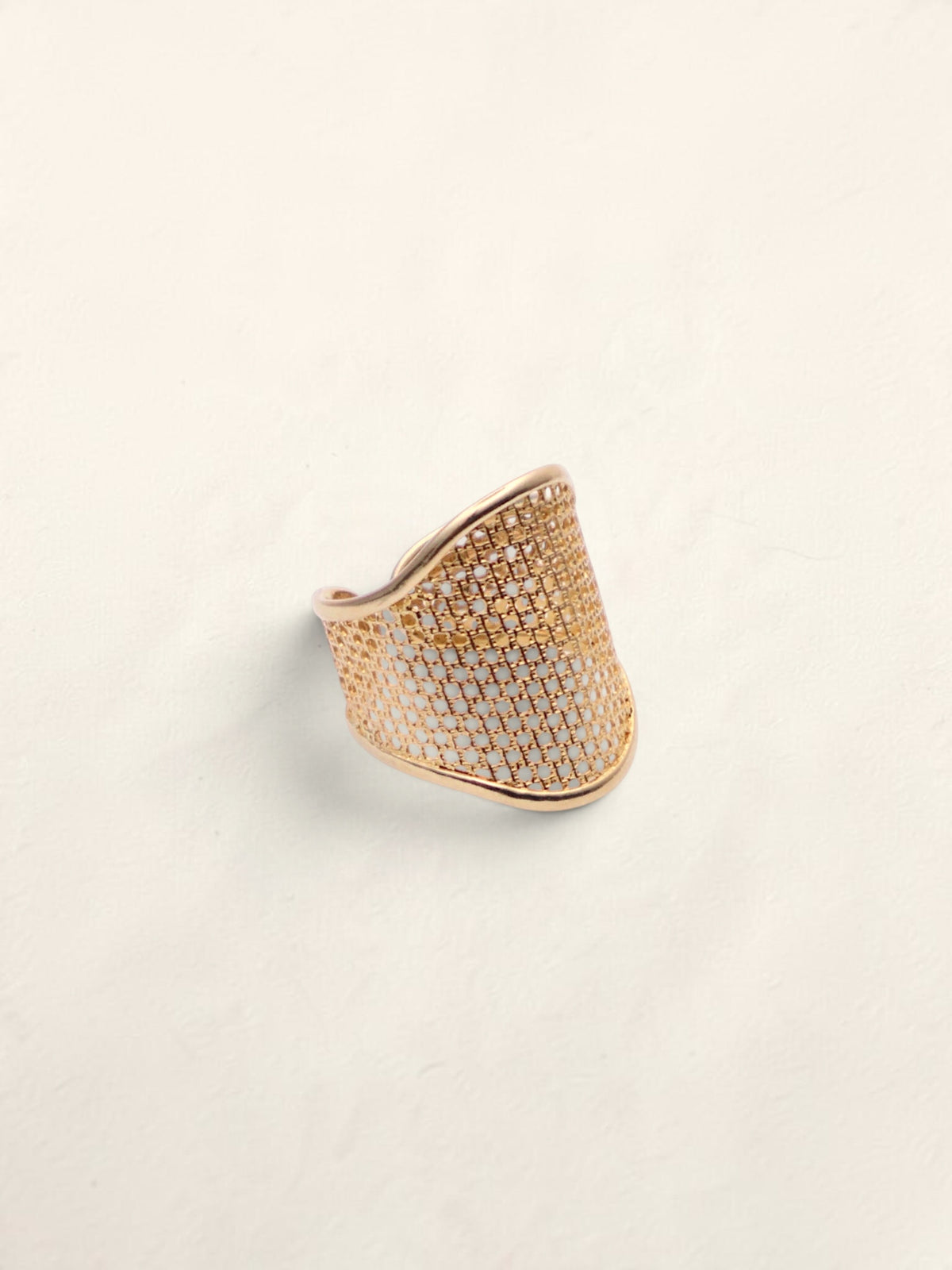 14k Gold Mesh Ring