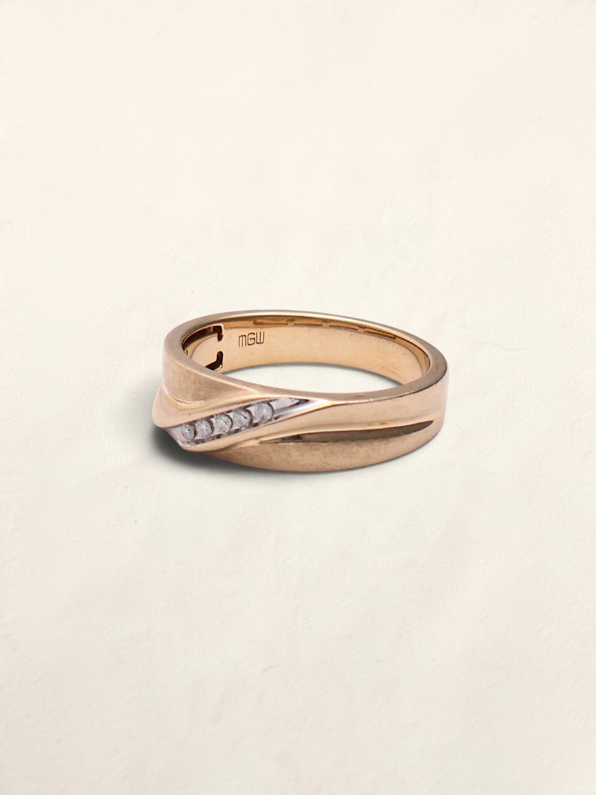 10k Diamond Wedding Band
