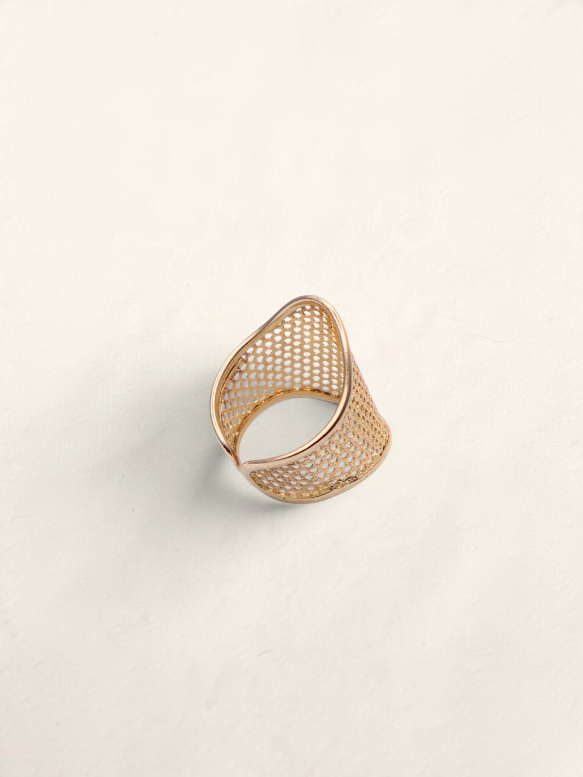 14k Gold Mesh Ring