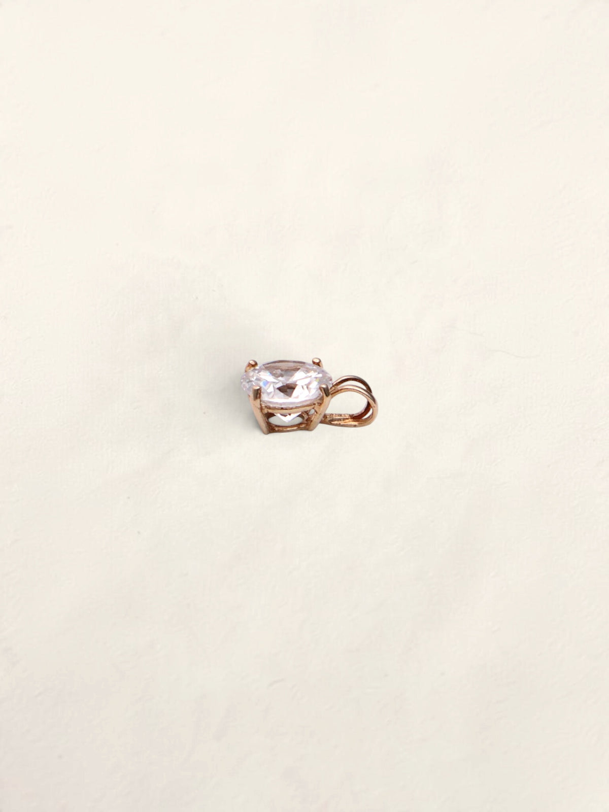 14k Cubic Zirconia Pendant