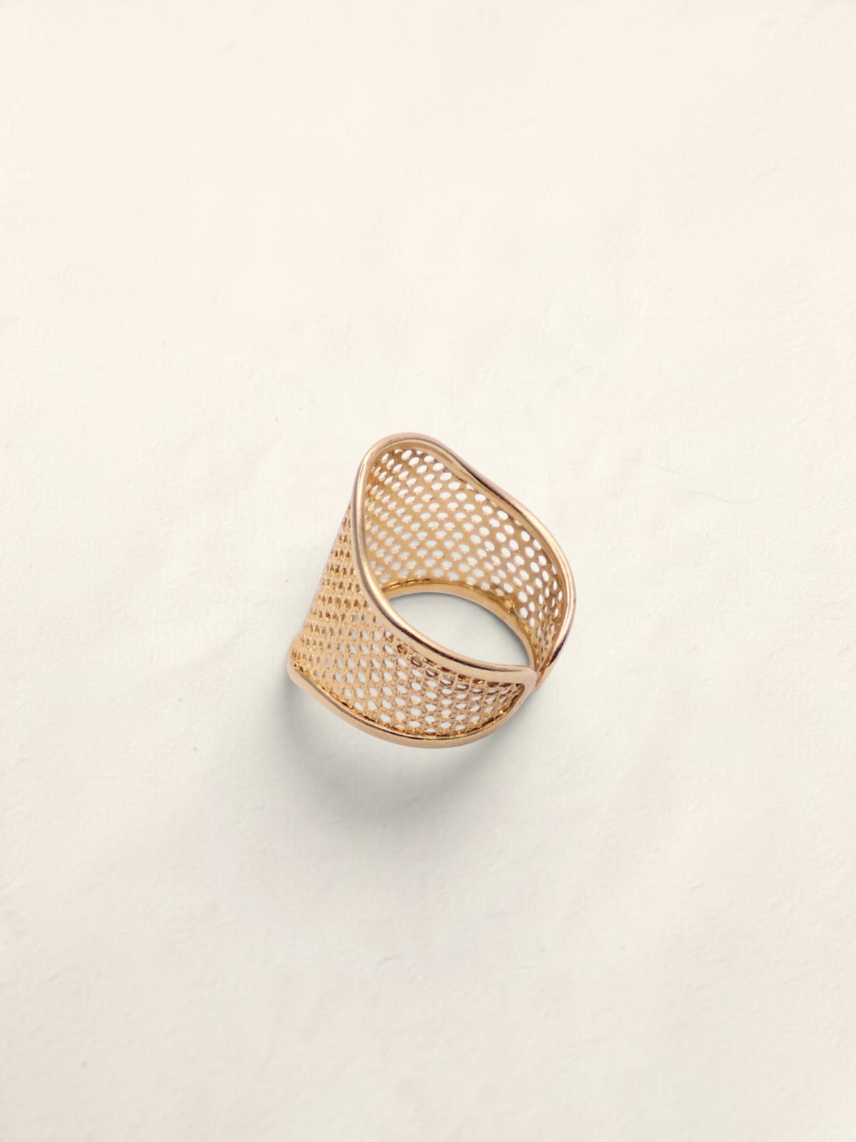 14k Gold Mesh Ring