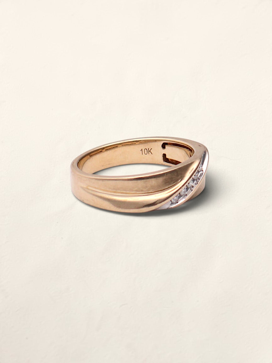 10k Diamond Wedding Band