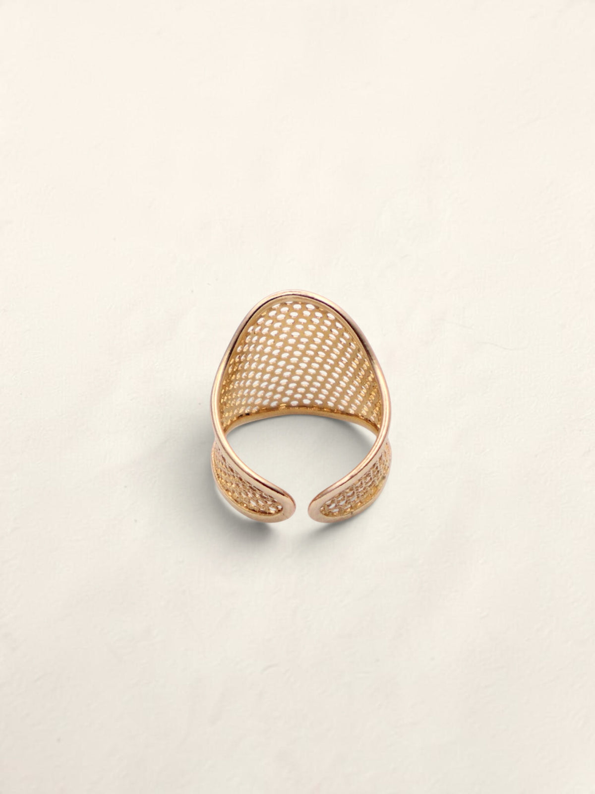 14k Gold Mesh Ring