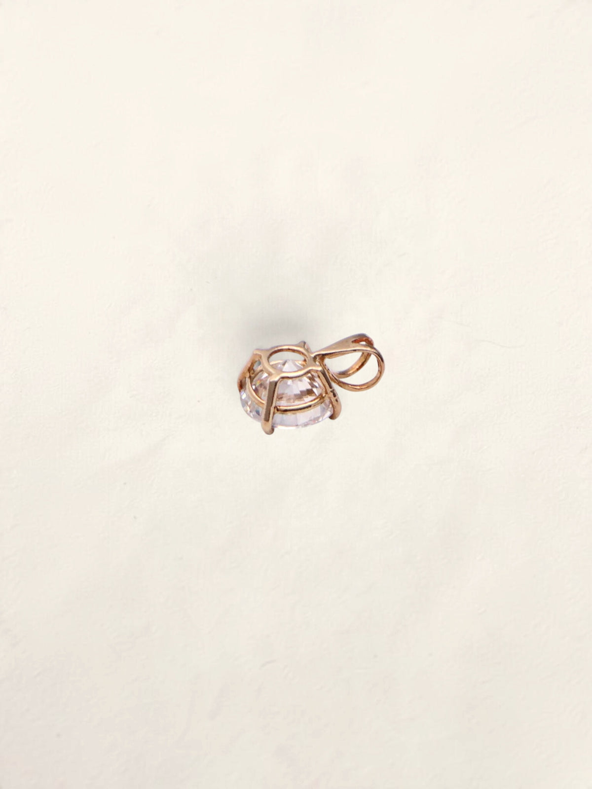 14k Cubic Zirconia Pendant