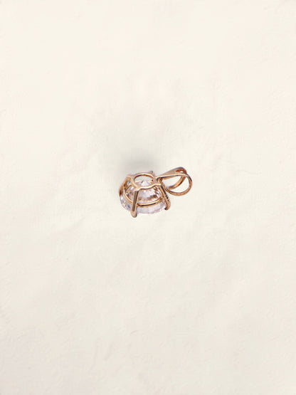 14k Cubic Zirconia Pendant