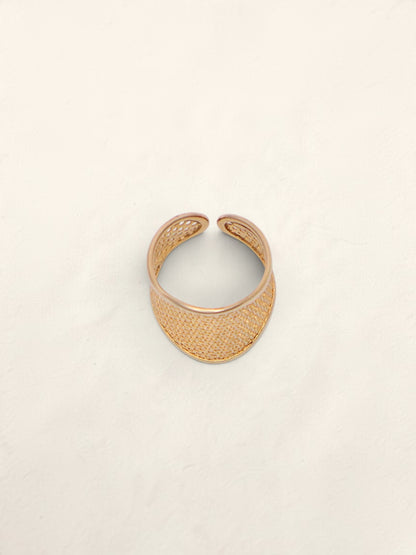 14k Gold Mesh Ring