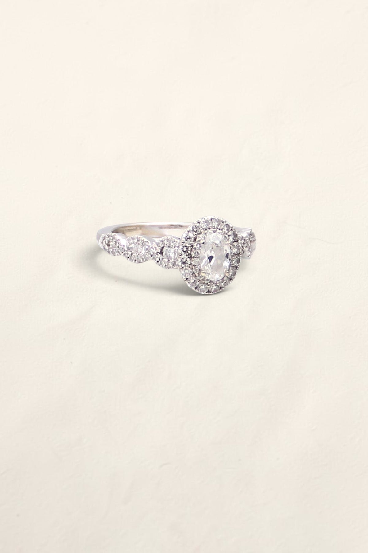 14K White Gold Neil Lane Diamond Engagement Ring