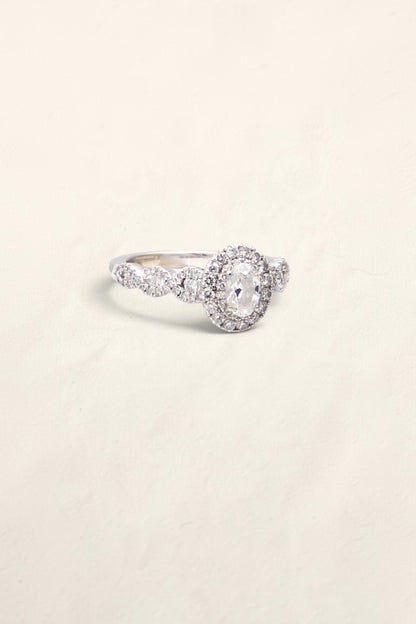 14K White Gold Neil Lane Diamond Engagement Ring