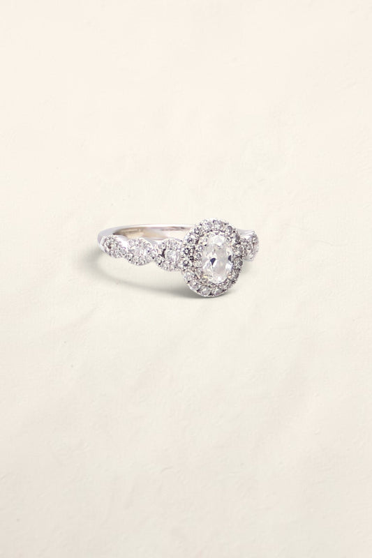 14K White Gold Neil Lane Diamond Engagement Ring