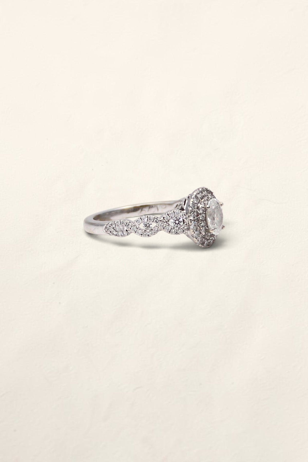 14K White Gold Neil Lane Diamond Engagement Ring