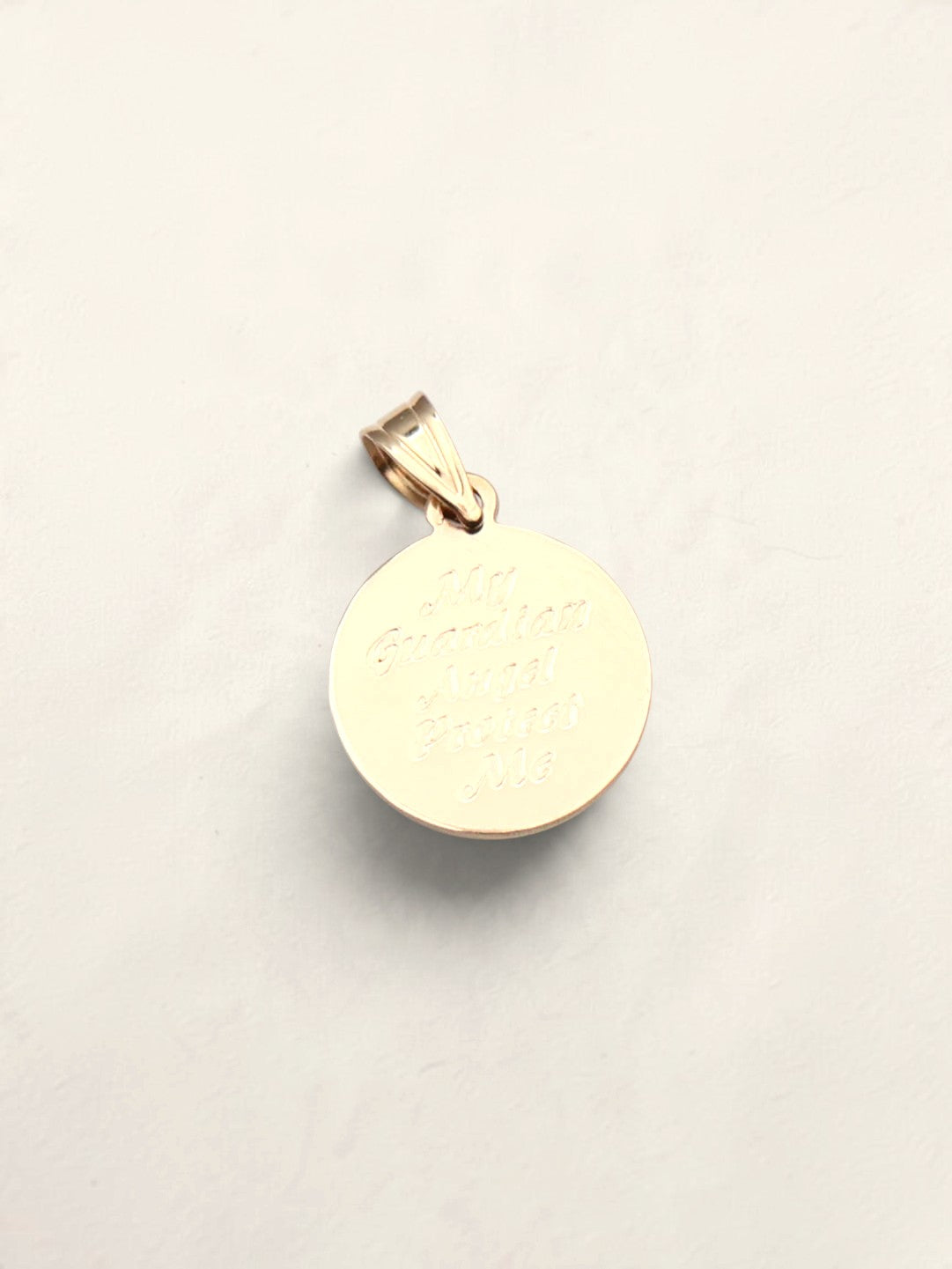 14k Guardian Angel Pendant