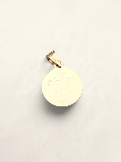 14k Guardian Angel Pendant
