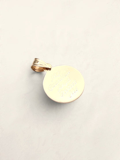 14k Guardian Angel Pendant