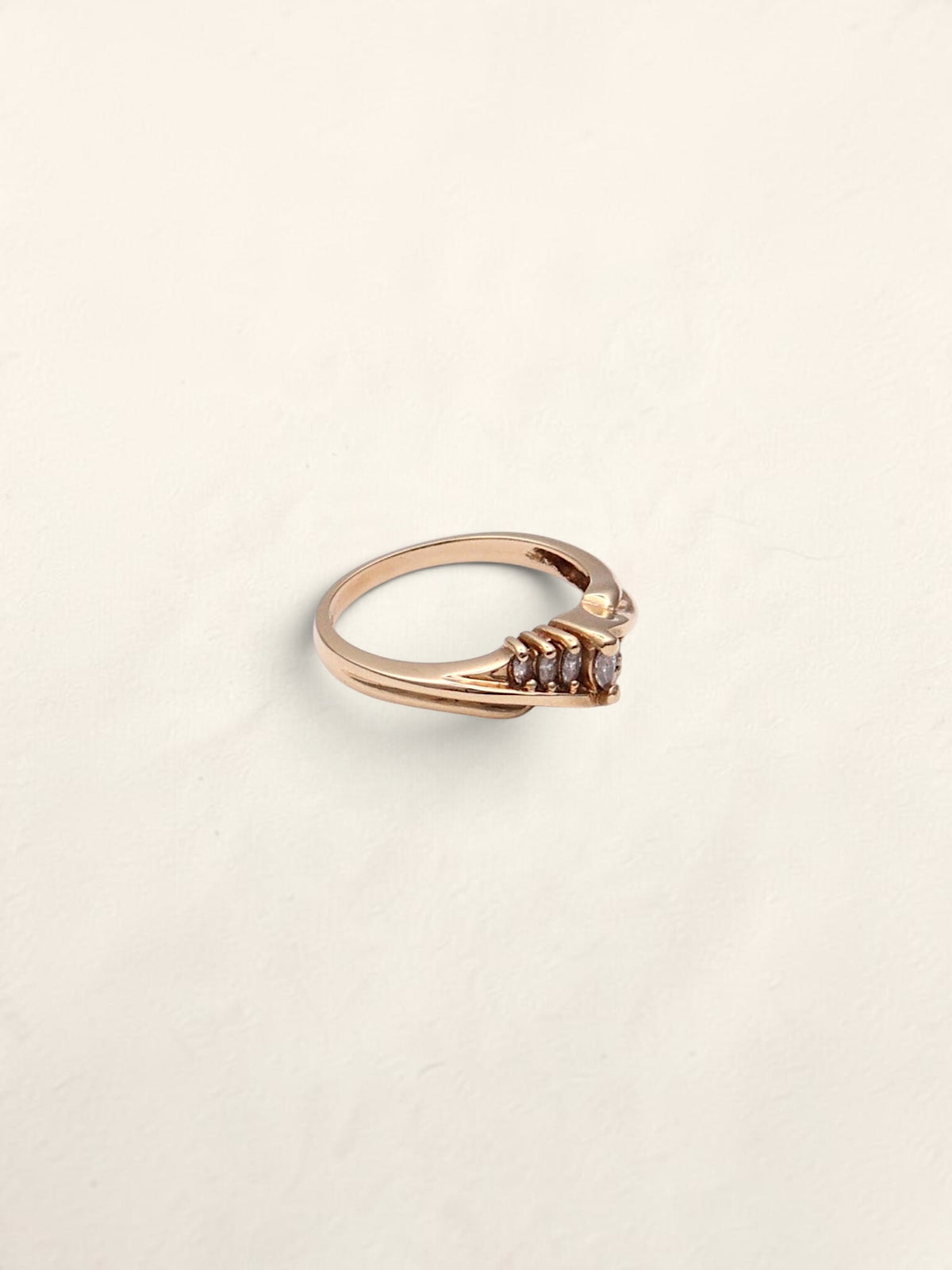 14k Marquise Diamond Ring