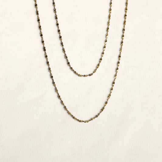 14k Yellow Gold Twist Necklace