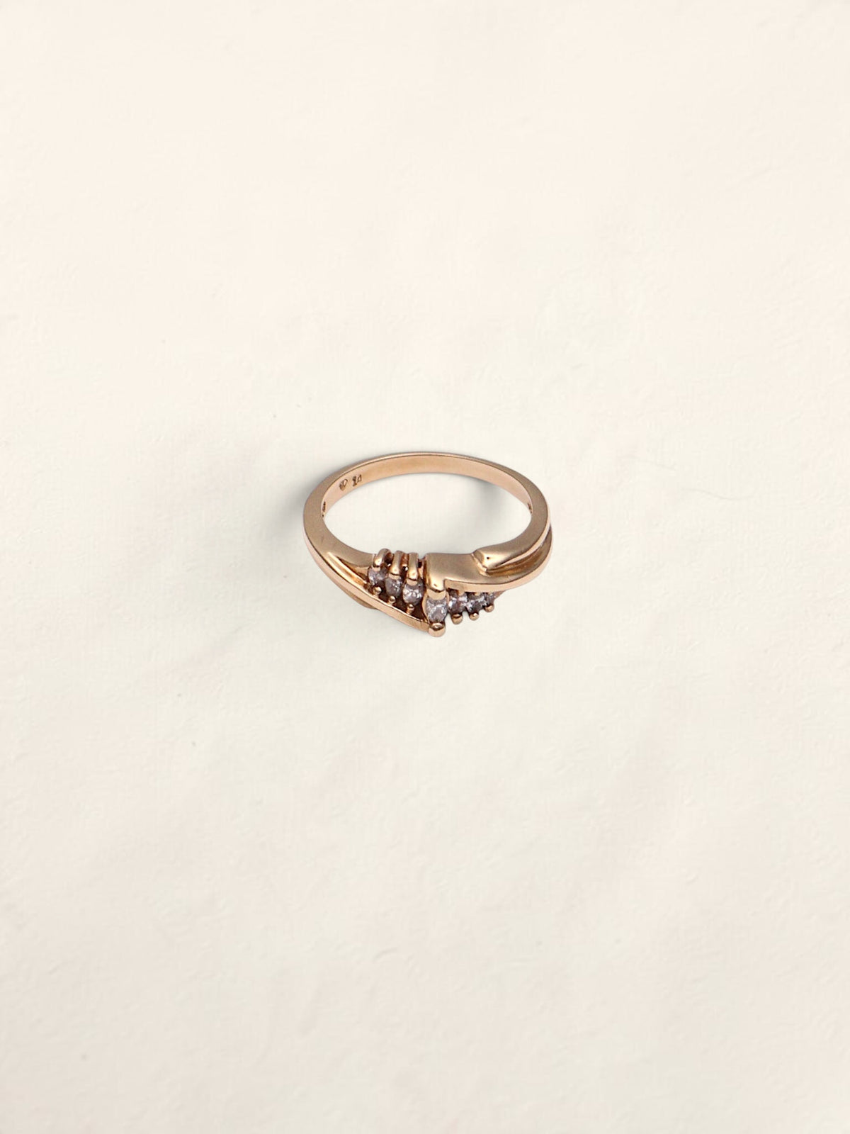 14k Marquise Diamond Ring
