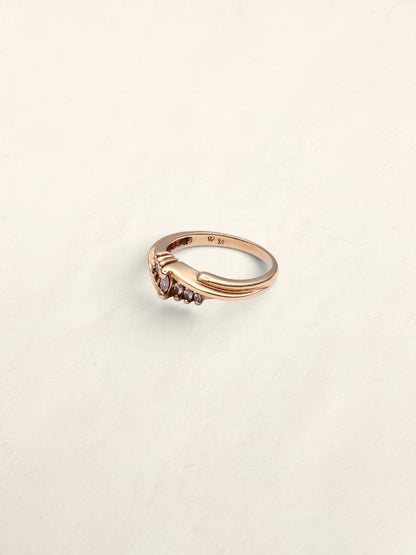 14k Marquise Diamond Ring