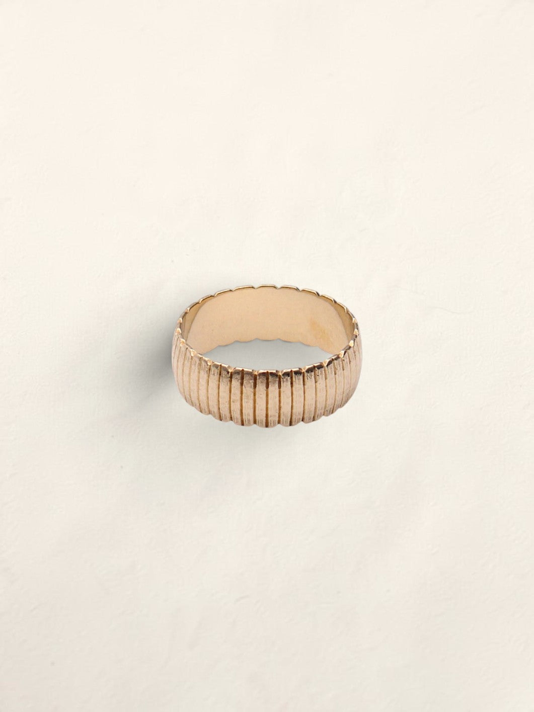 14k Textured Band Ring