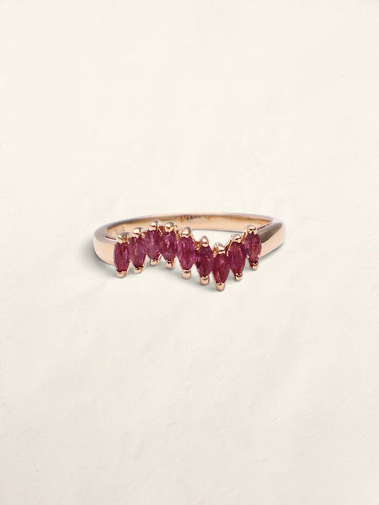 14k Pink Spinel Ring
