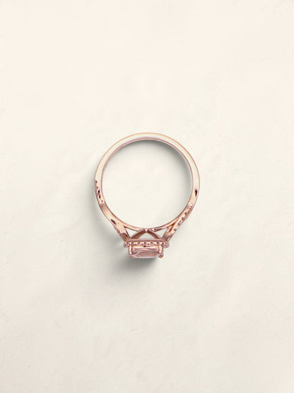 14k RG Cushion Ring