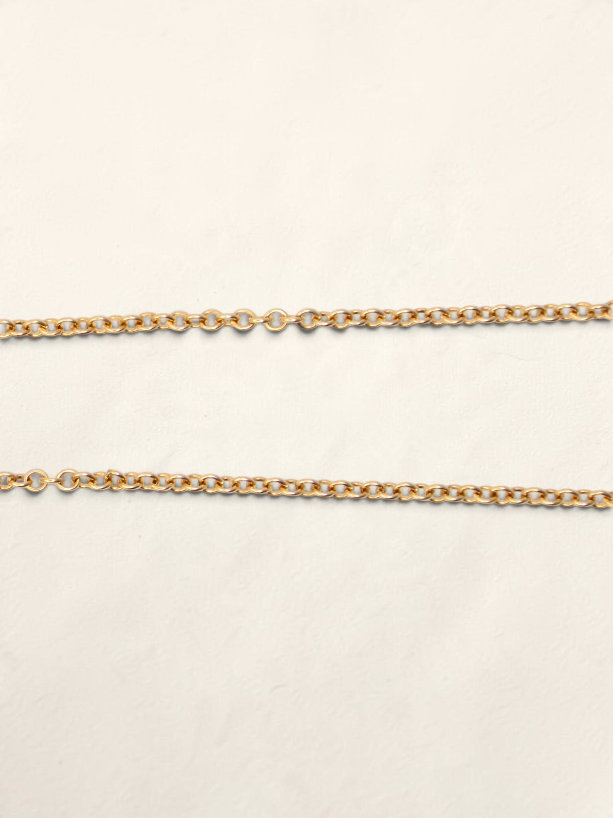 14K Yellow Gold Beaded Quartz Drop Necklace