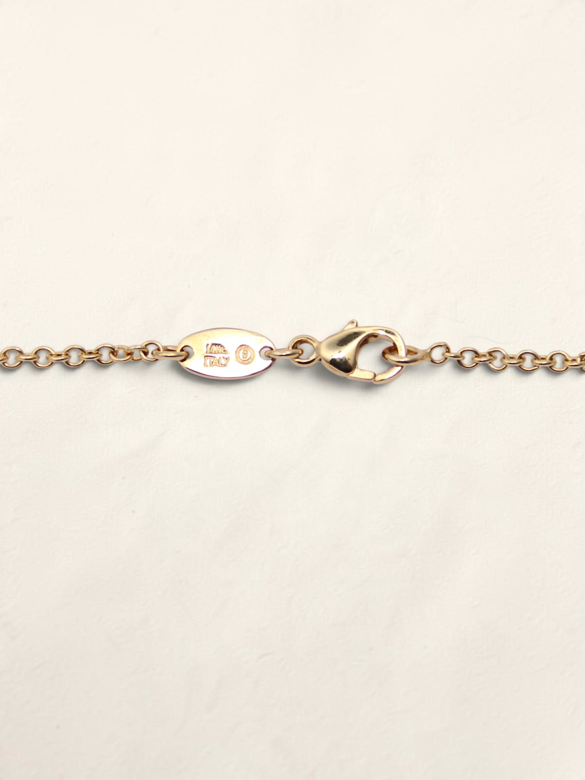 14K Yellow Gold Beaded Quartz Drop Necklace