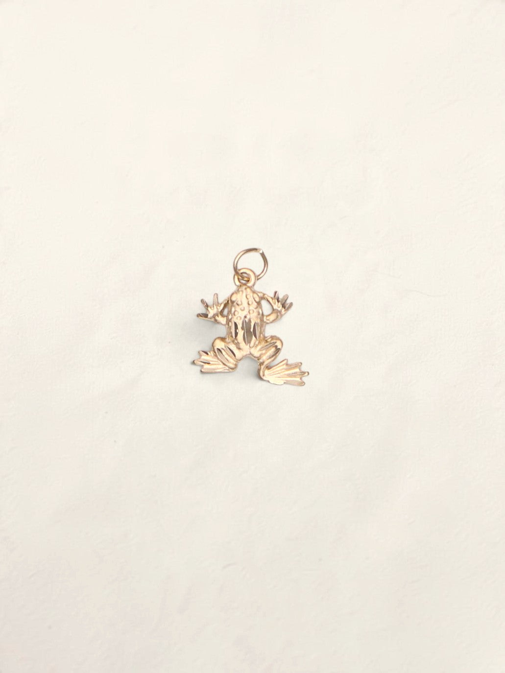 14k Frog Pendant