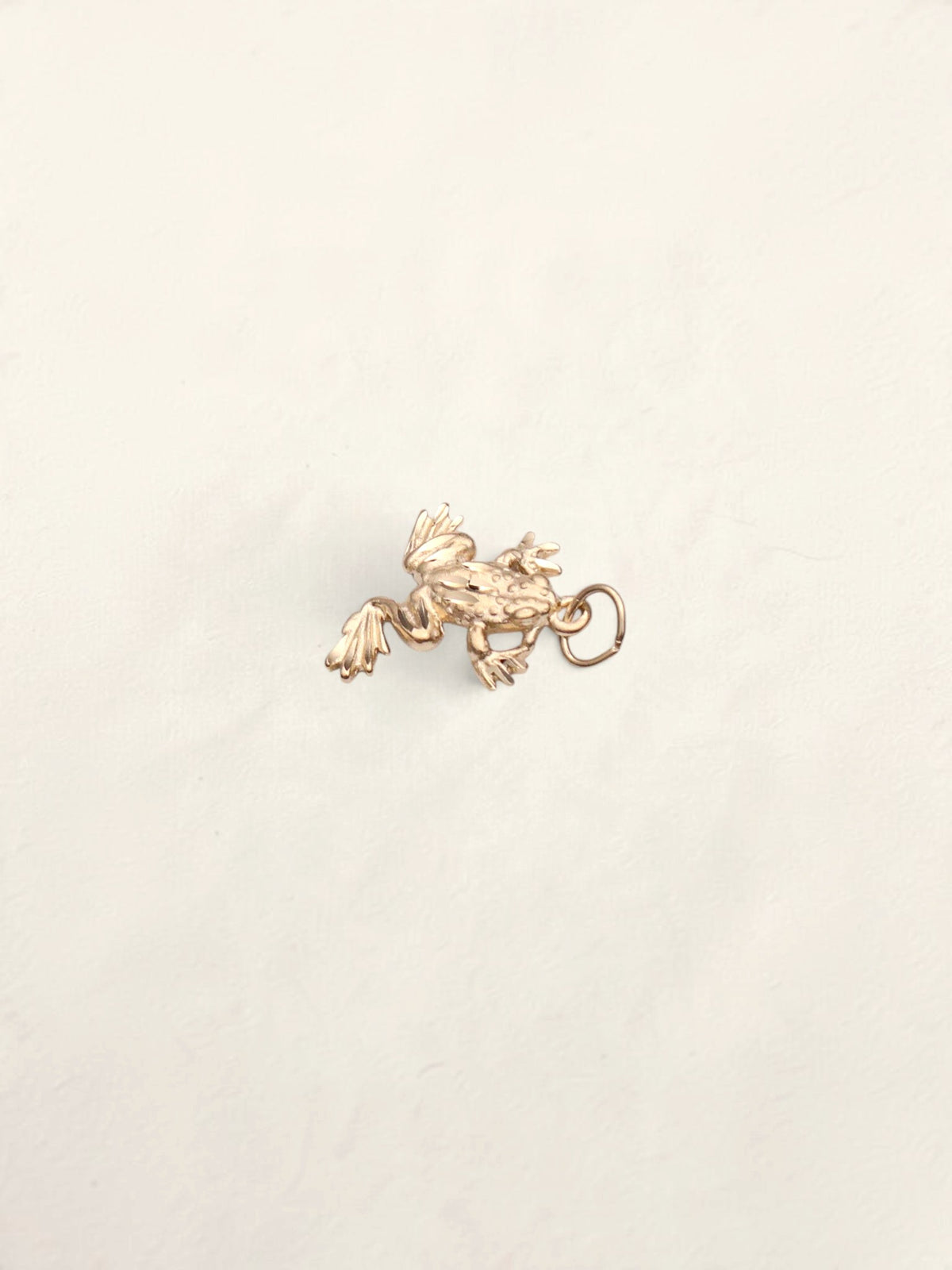 14k Frog Pendant