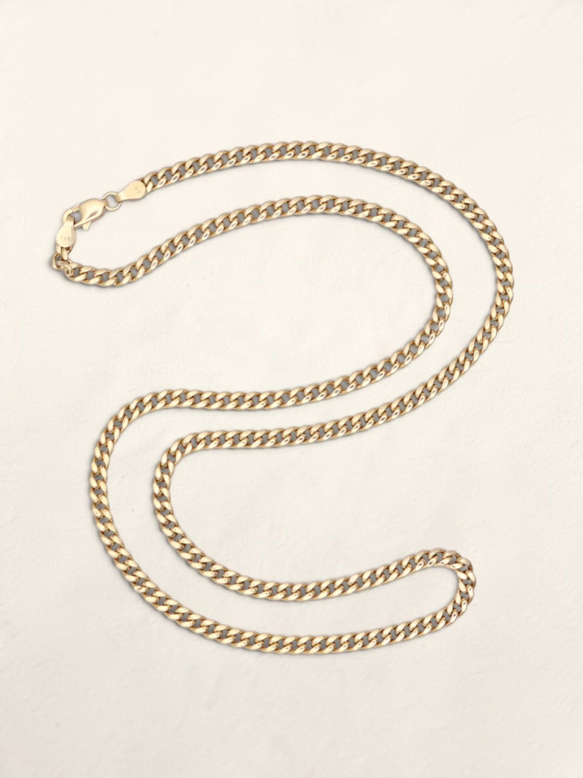 10k Yellow Gold Curb Chain