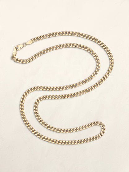 10k Yellow Gold Curb Chain