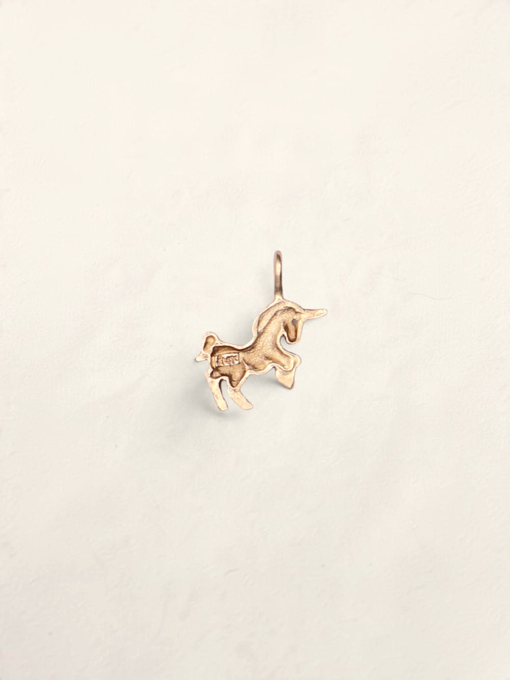 14k Unicorn Pendant