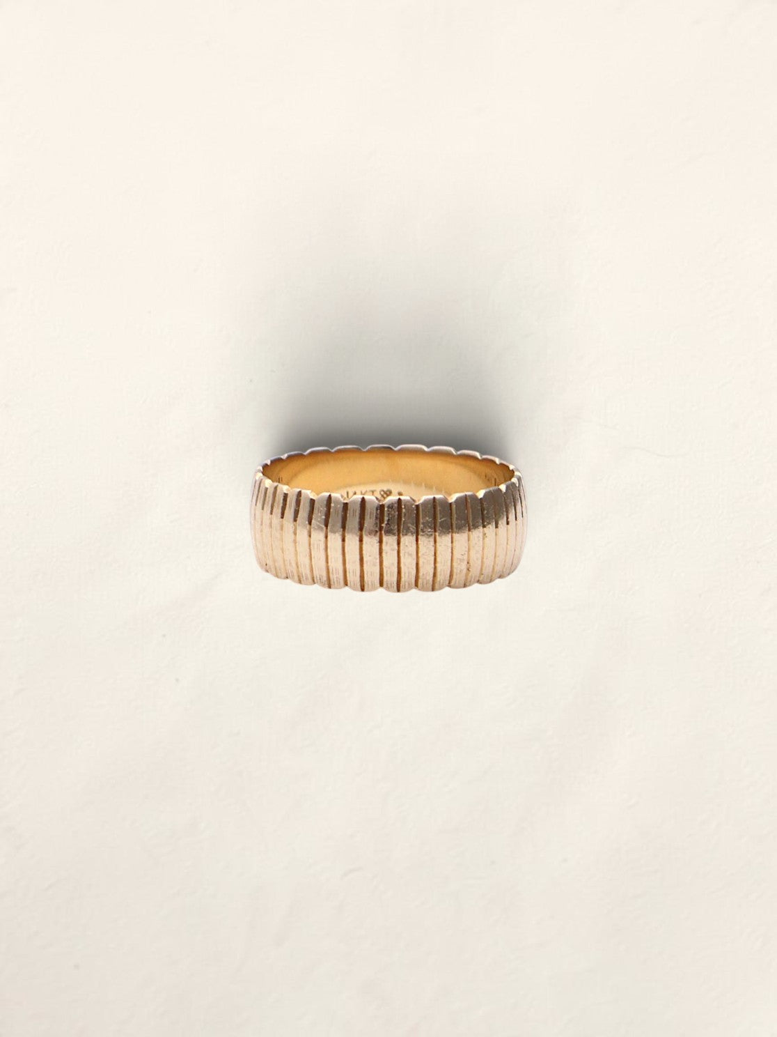 14k Textured Band Ring