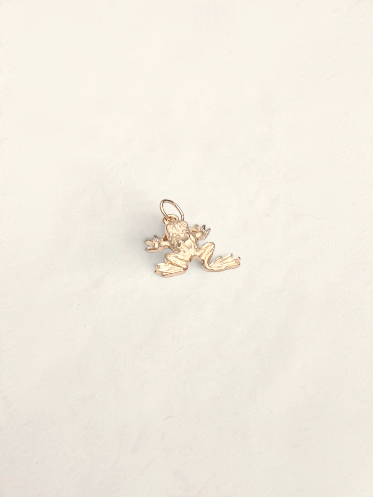 14k Frog Pendant